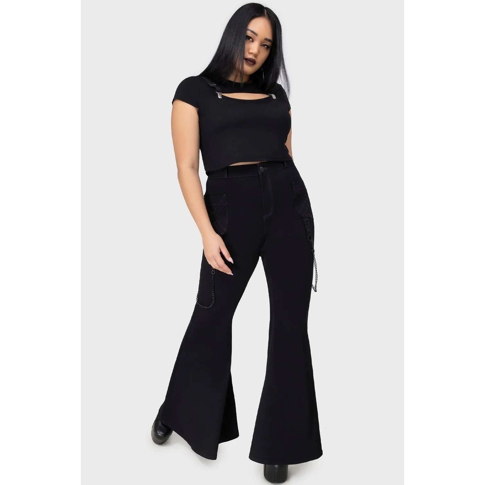 Killstar Beliala flares goth industrial‎ alternative plus size